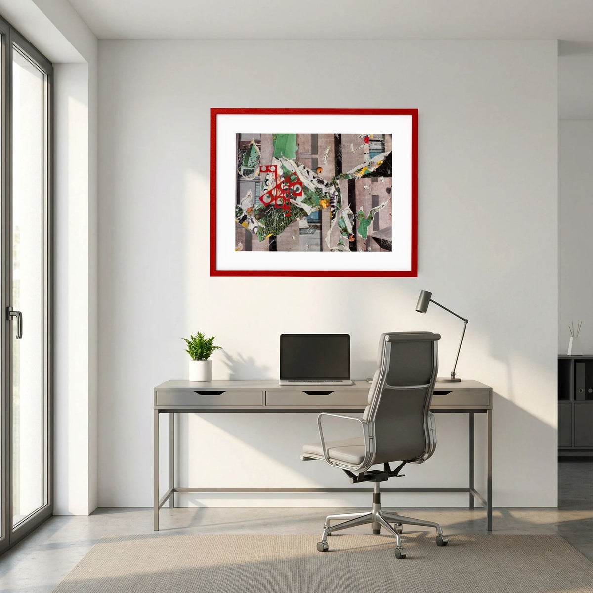 Walls Are Bending Shape Print