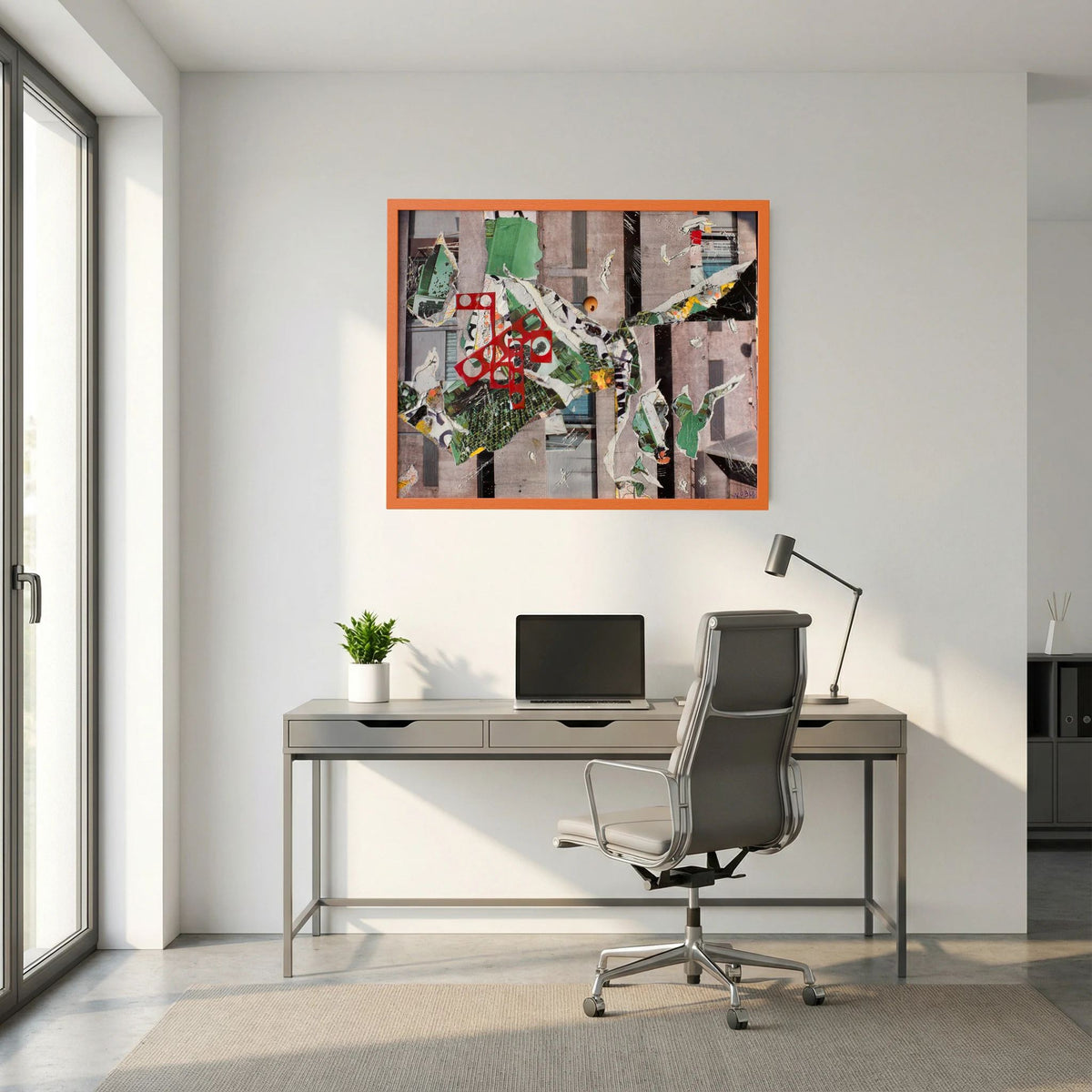 Walls Are Bending Shape Print
