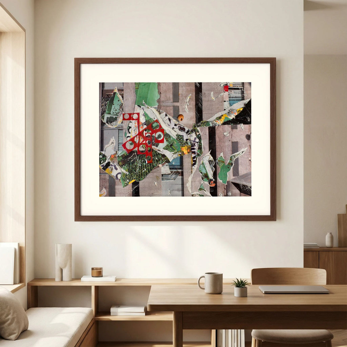 Walls Are Bending Shape Print