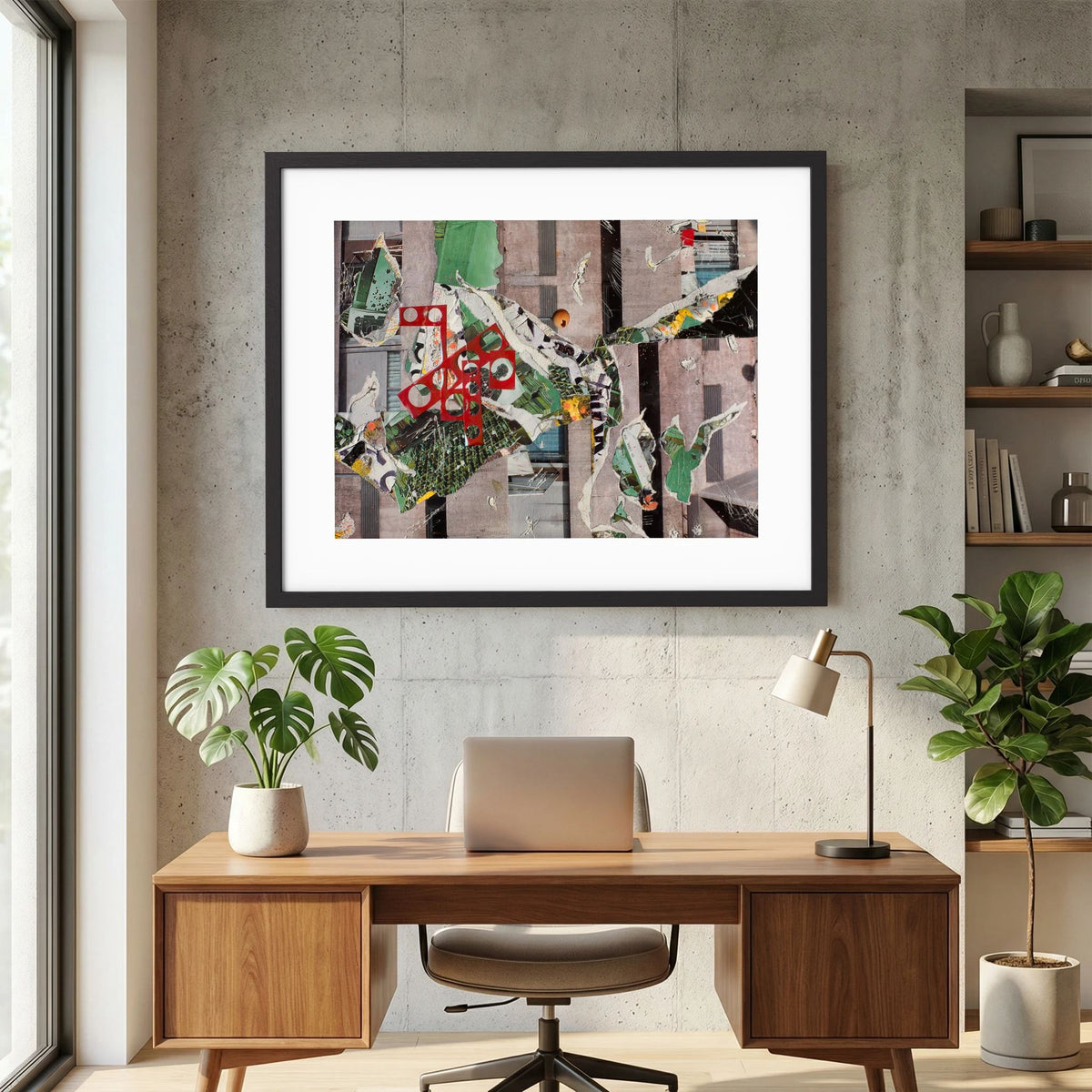 Walls Are Bending Shape Print