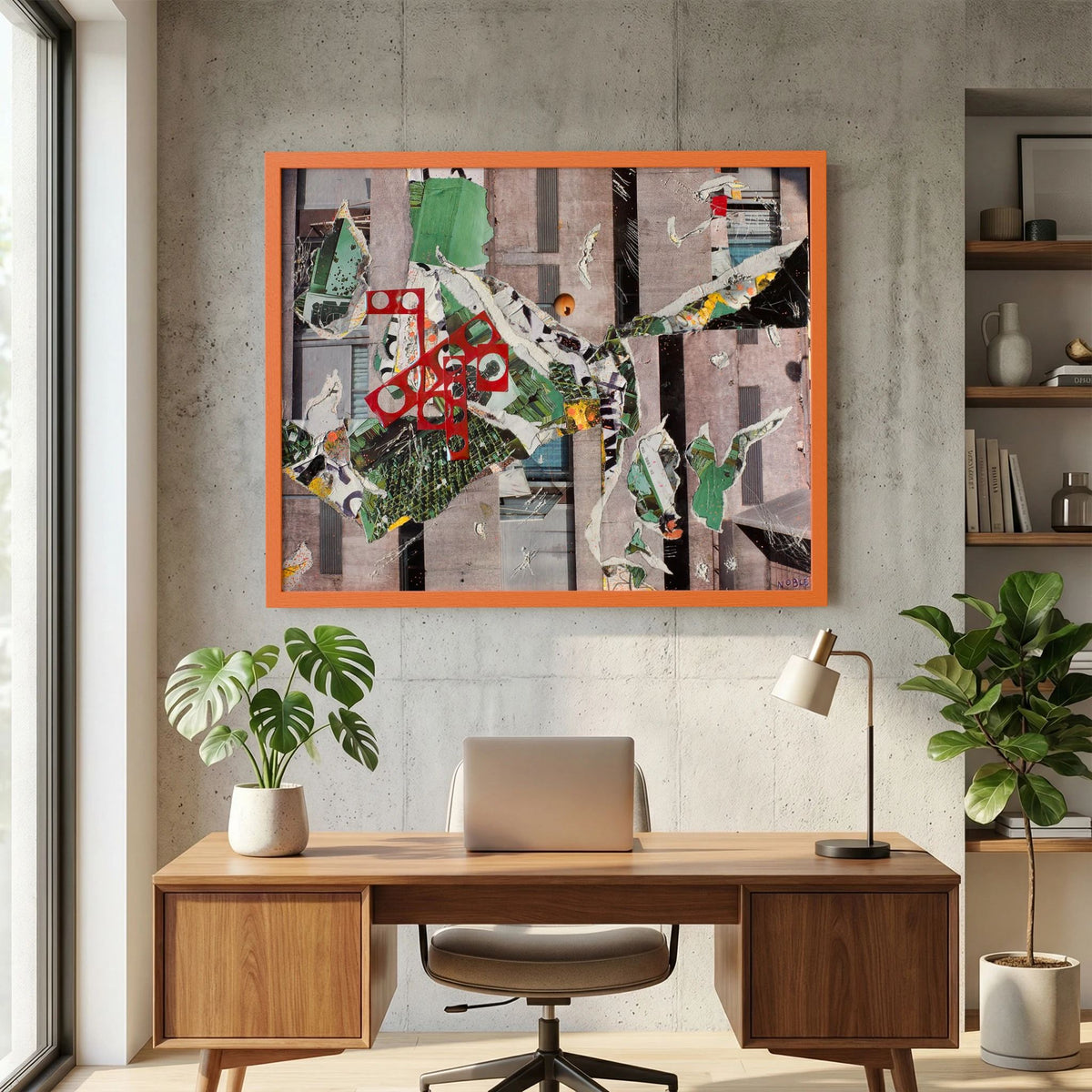 Walls Are Bending Shape Print