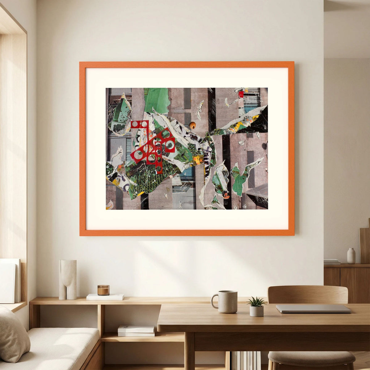 Walls Are Bending Shape Print