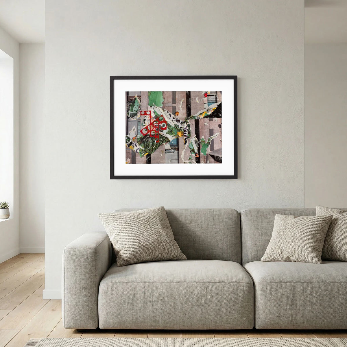 Walls Are Bending Shape Print
